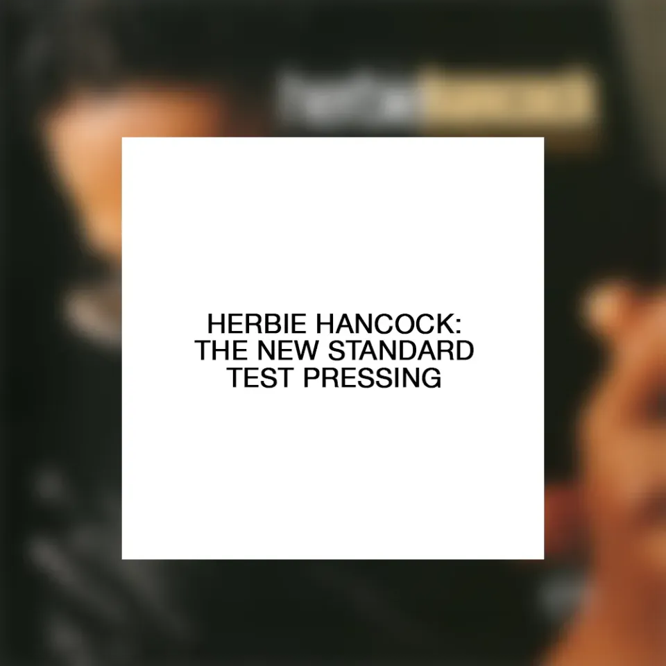 Verve Herbie Hancock The New Standard testpressing LP
