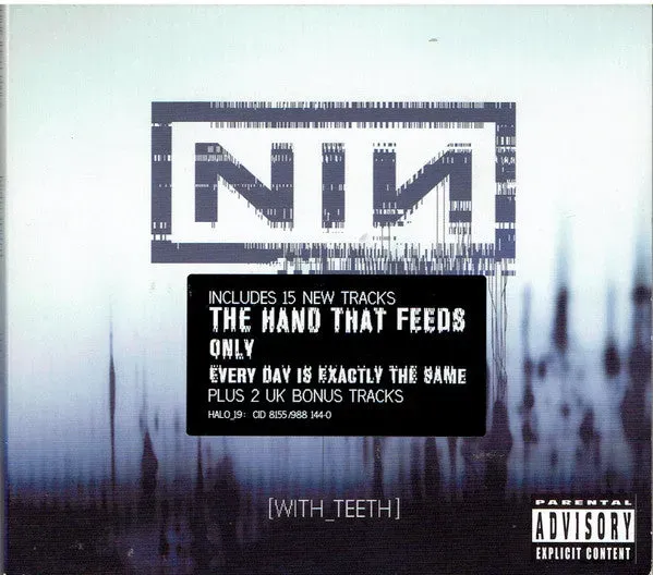 Nine Inch Nails With Teeth CD digipak brukt bonusspor