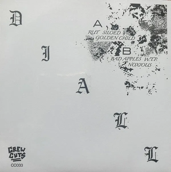 Diall Diall 7" rød vinyl brukt hardcore-punk