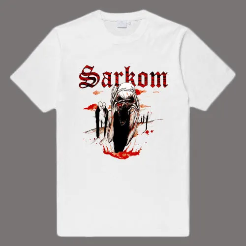 Sarkom Svøpt i en dynge av dritt t-skjorte + 7'' EP hvit vinyl