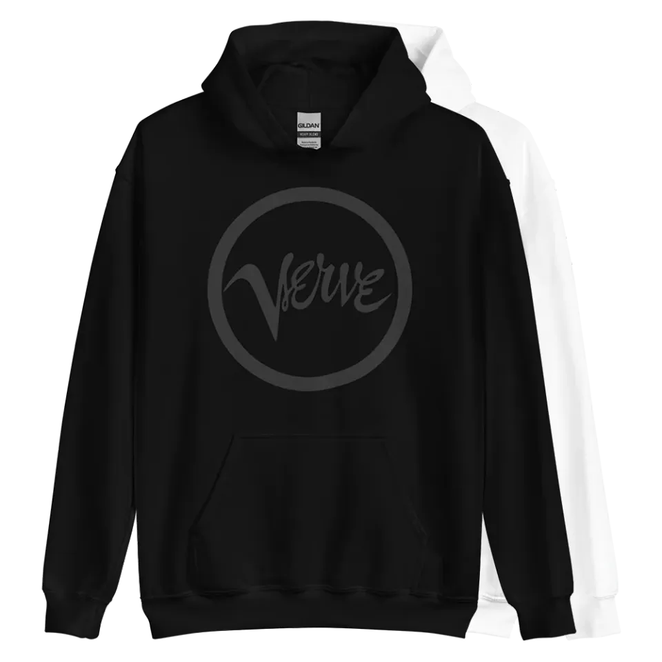 Verve Classic hoodie svart logo