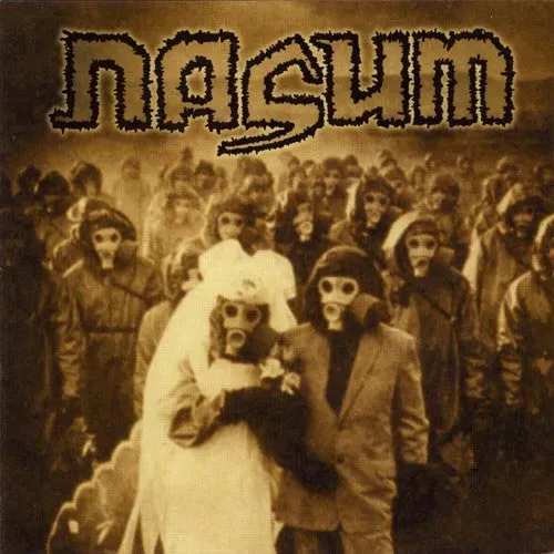 Nasum Inhale / Exhale LP gul vinyl brukt grindcore