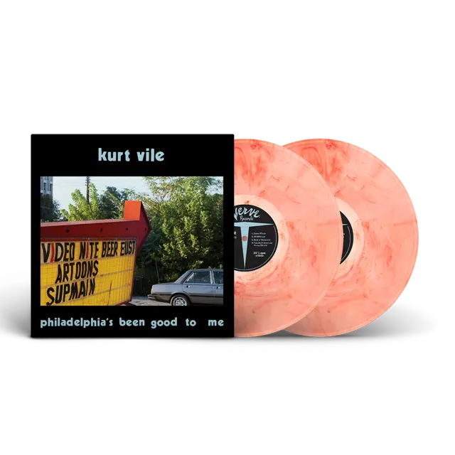 Kurt Vile Philadelphia rød vinylplate 2LP