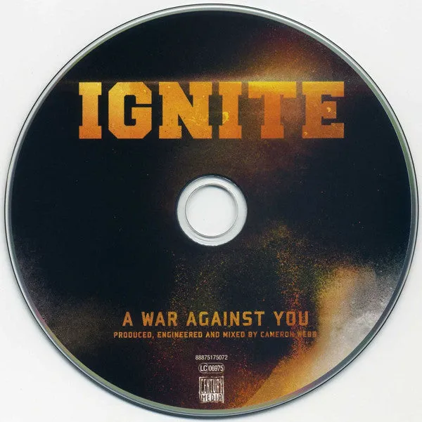 Ignite A War Against You CD brukt hardcore