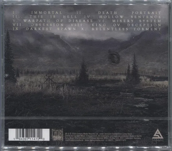 Lorna Shore Immortal CD deathcore album brukt