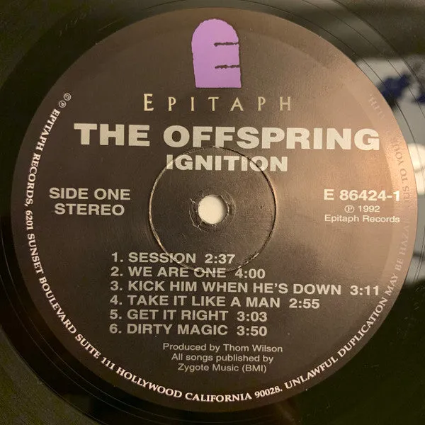 The Offspring Ignition LP brukt punk repress