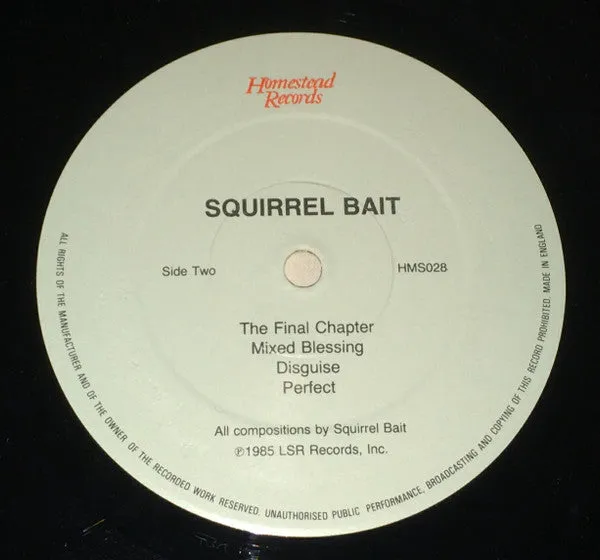 Squirrel Bait Squirrel Bait 12" vinyl EP brukt