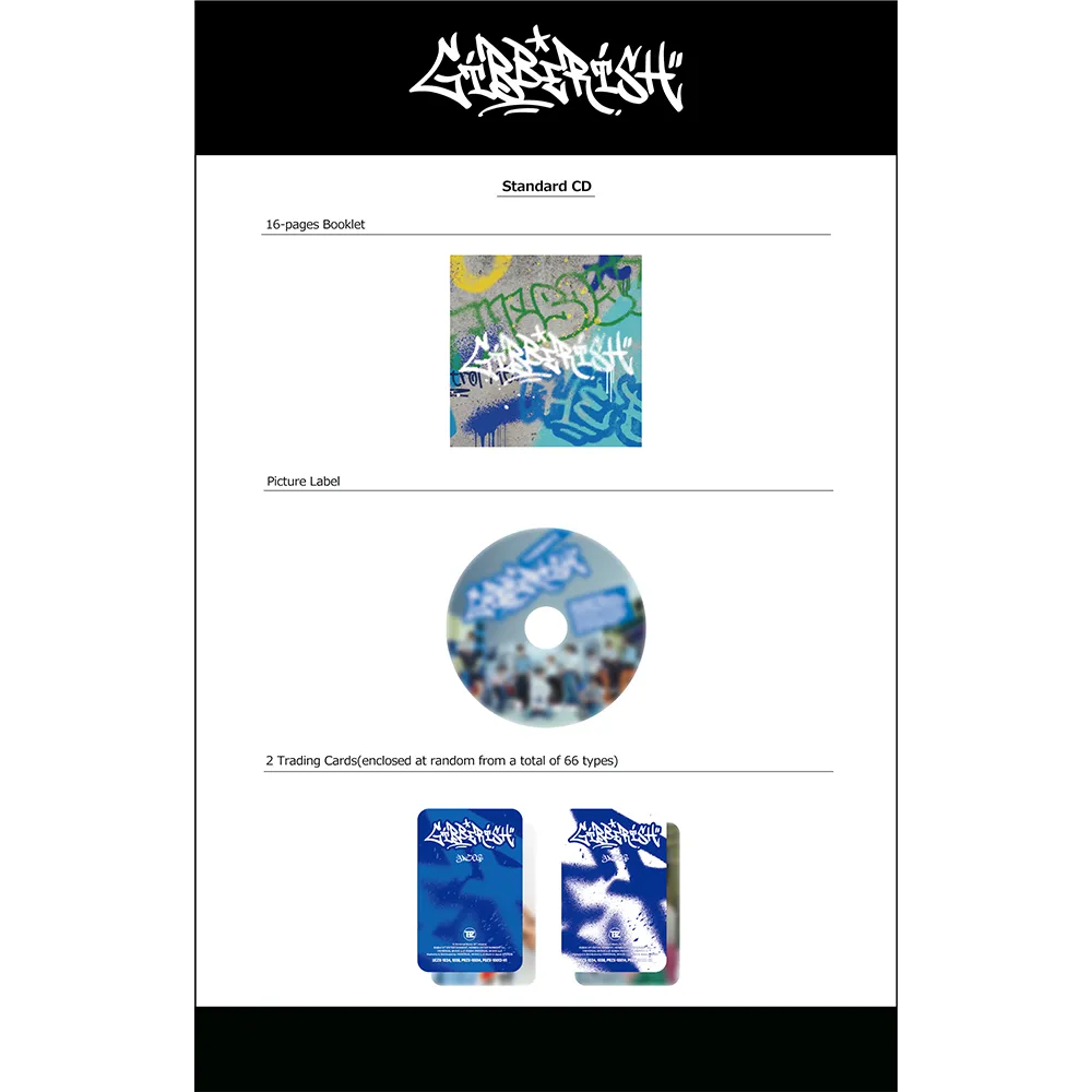 THE BOYZ Gibberish CD japansk album standardutgave