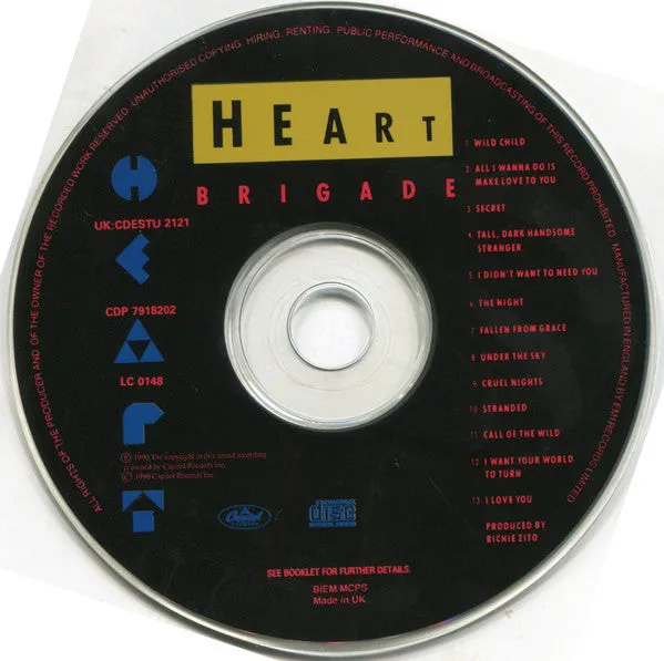 Heart Brigade CD brukt album arena-rock