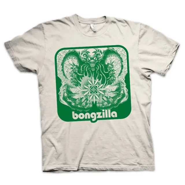 Bongzilla #03 t-skjorte natural/green bomull