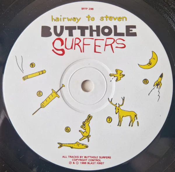 Butthole Surfers Hairway To Steven LP vinyl brukt