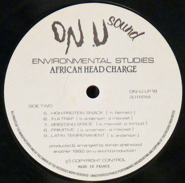 African Head Charge Environmental Studies LP brukt dub