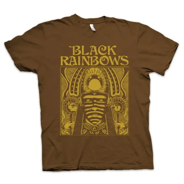 Black Rainbows #14 t-skjorte brown gold