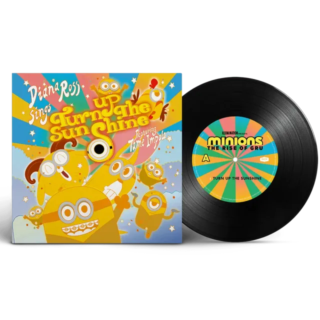 Decca Turn Up The Sunshine 7" vinylsingel Minions Gru