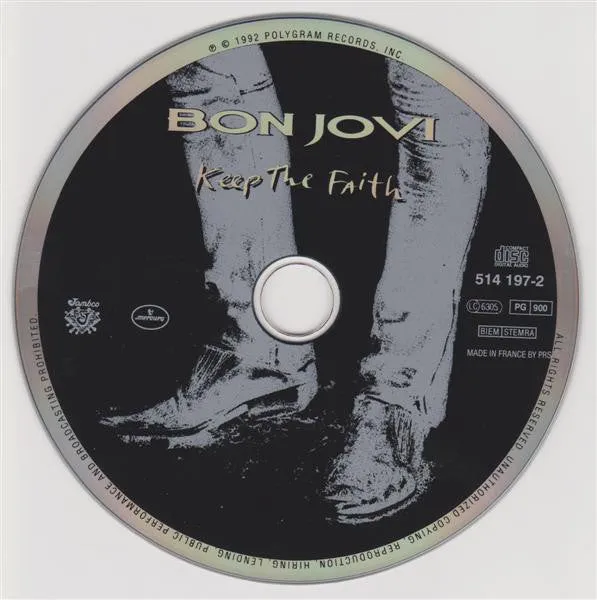 Bon Jovi Keep The Faith CD brukt 1992 album