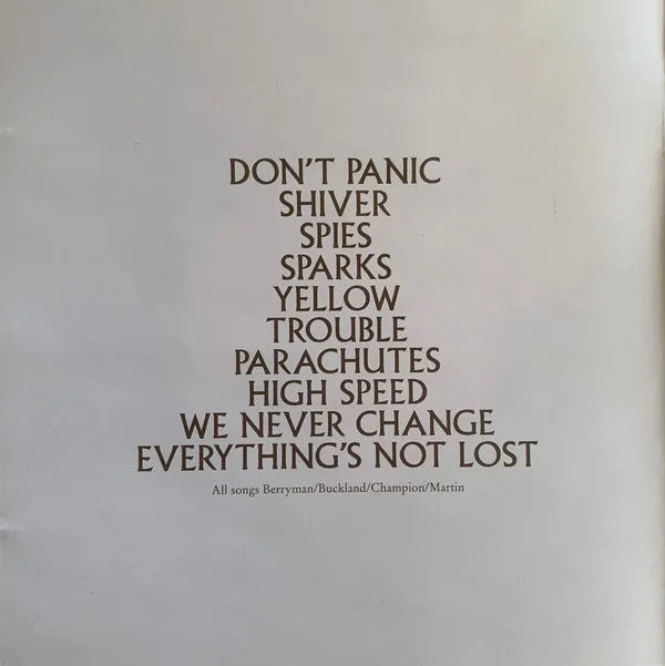 Coldplay Parachutes CD brukt album alternativ rock