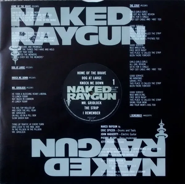 Naked Raygun All Rise LP vinyl brukt post-punk