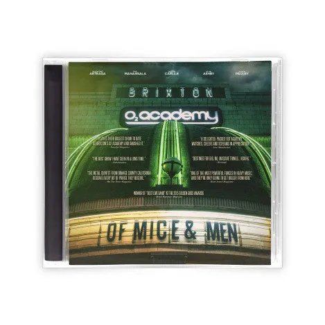 Of Mice & Men Live At Brixton DVD + CD brukt metalcore