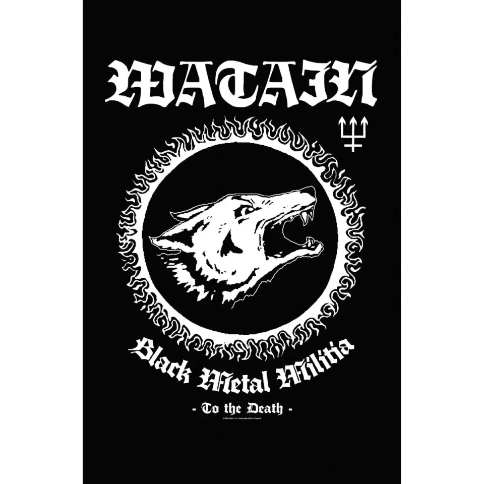 Watain Black Metal Militia stoffposter