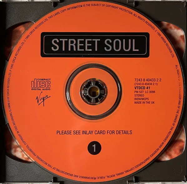 Various Street Soul 2xCD samling brukt R&B soul