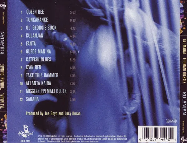 Taj Mahal Kulanjan CD brukt med O-card