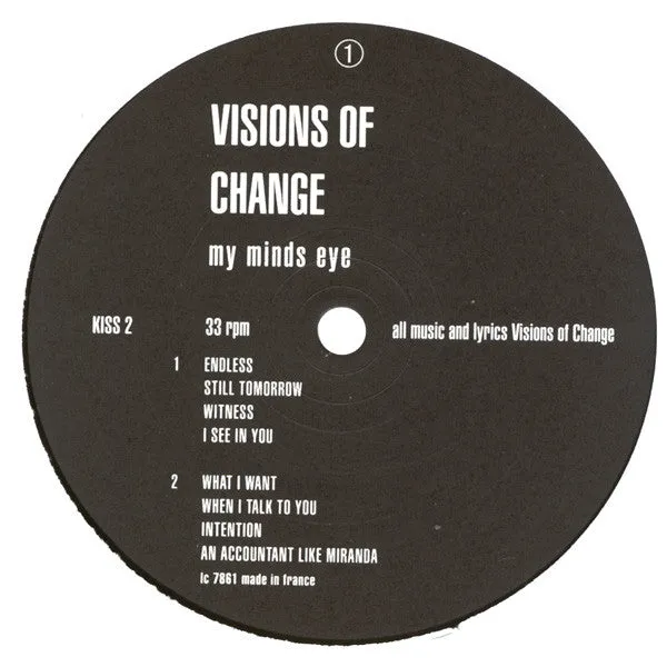 Visions Of Change My Minds Eye LP brukt vinyl hardcore