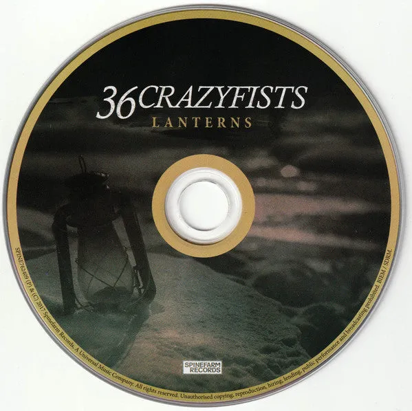 36 Crazyfists Lanterns CD brukt metalcore