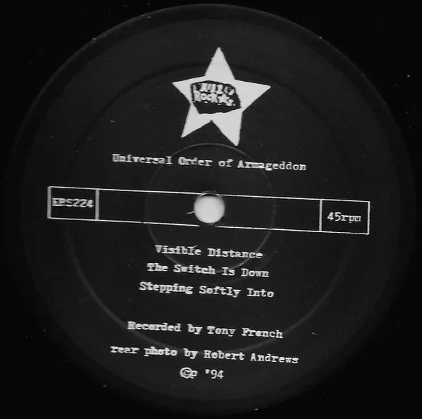 Universal Order Of Armageddon The Switch Is Down vinyl EP brukt VG+
