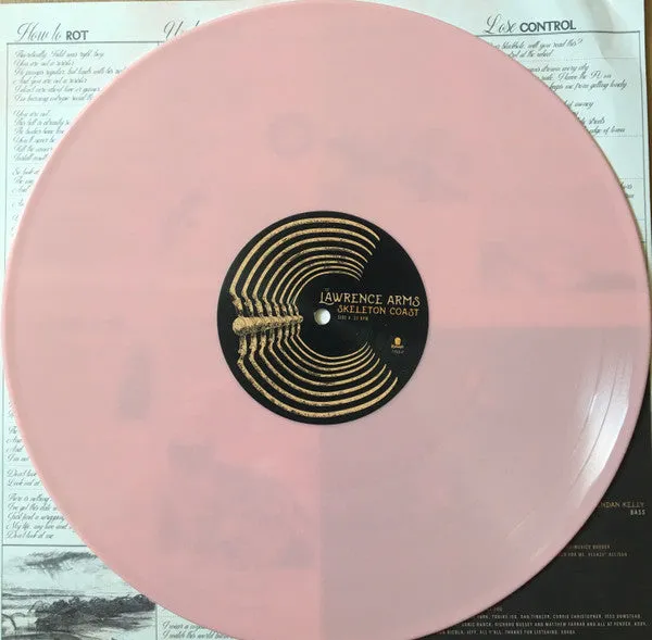 The Lawrence Arms Skeleton Coast LP rosa vinyl limited