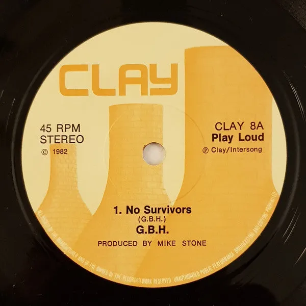 Charged GBH No Survivors CLAY 8 7" brukt punk