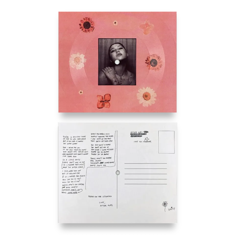 After Ours Daisy flexi-postkort vinylsingel