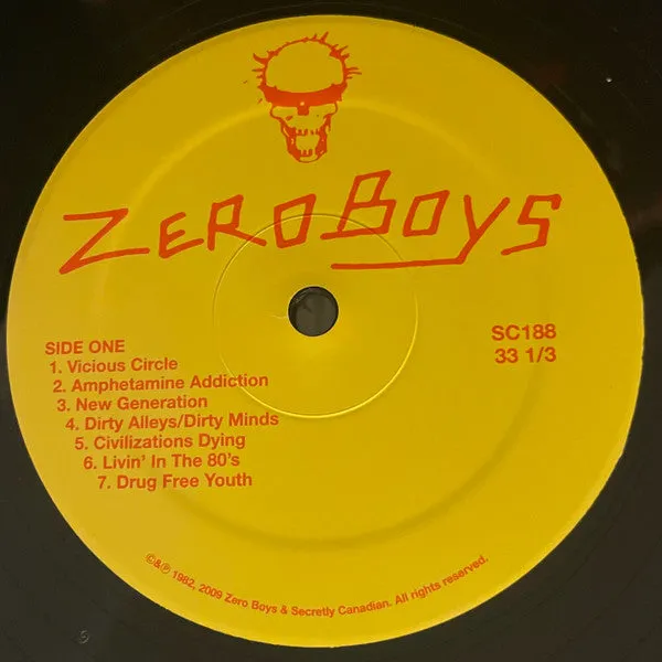 Zero Boys Vicious Circle LP remaster brukt punk
