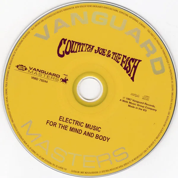 Country Joe & The Fish Electric Music CD psykedelisk