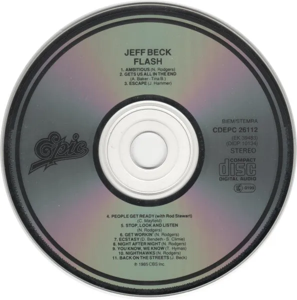 Jeff Beck Flash CD brukt blues rock