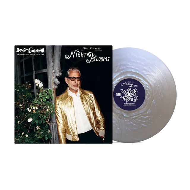Verve Jeff Goldblum Night Blooms farget LP vinyl alternativ cover