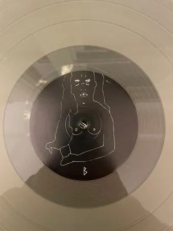 Burlap Burnout King LP vinylplate hvit brukt støyrock