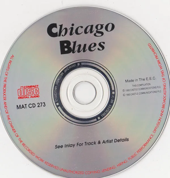 Various Chicago Blues CD brukt samling