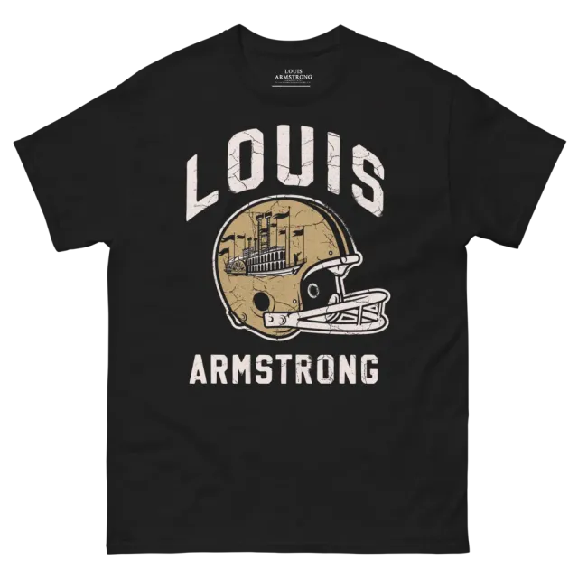 Verve Louis Armstrong Football Shirt T-skjorte bomull