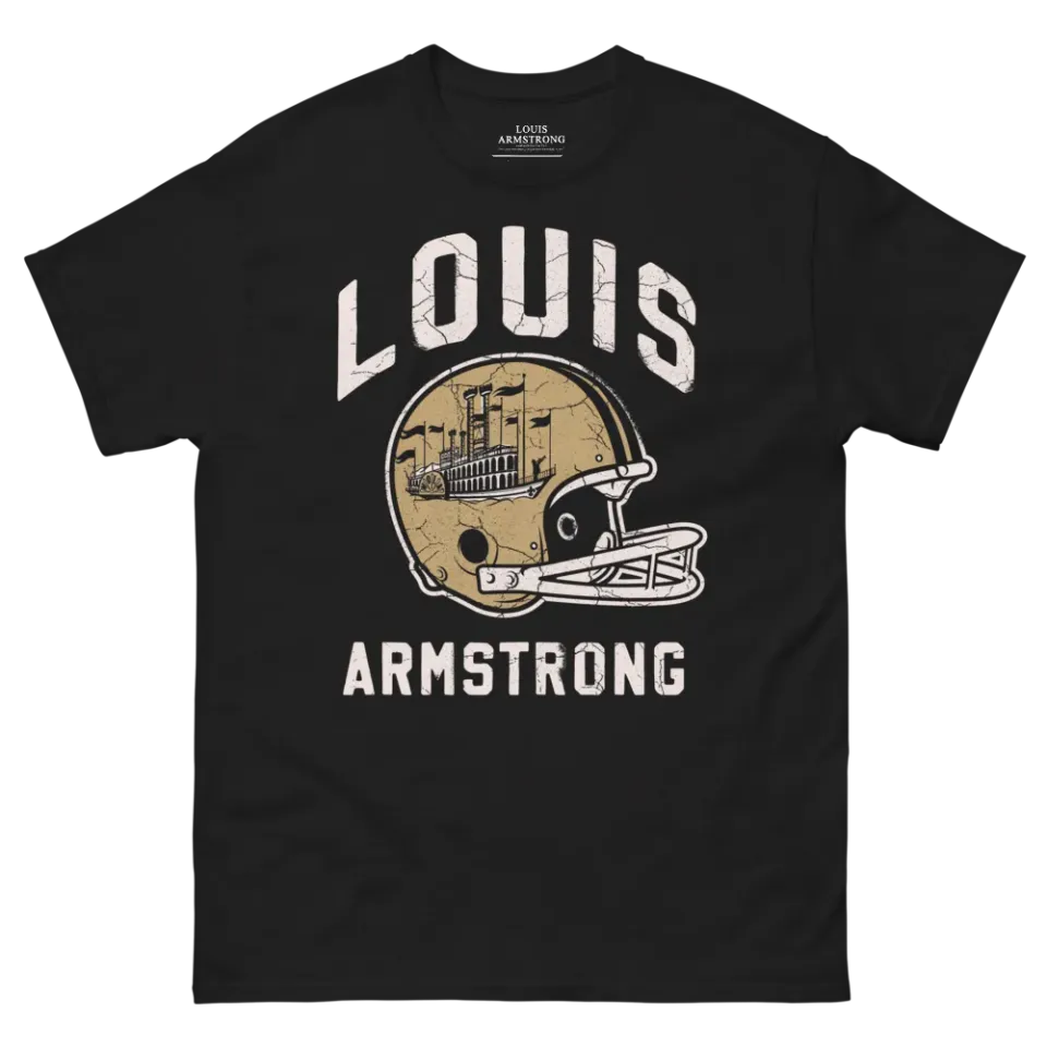 Verve Louis Armstrong Football Shirt T-skjorte bomull