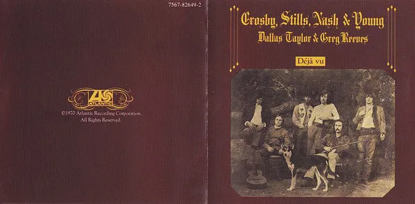Crosby Stills Nash & Young Déjà Vu CD brukt remastret