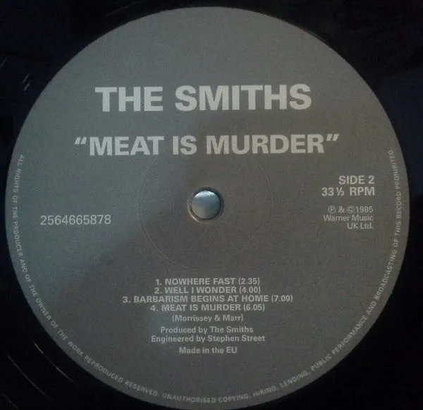 The Smiths Meat Is Murder LP reissue remastret