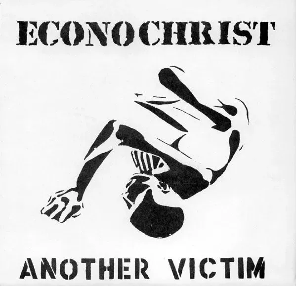 Econochrist Another Victim 7" vinyl brukt hardcore punk