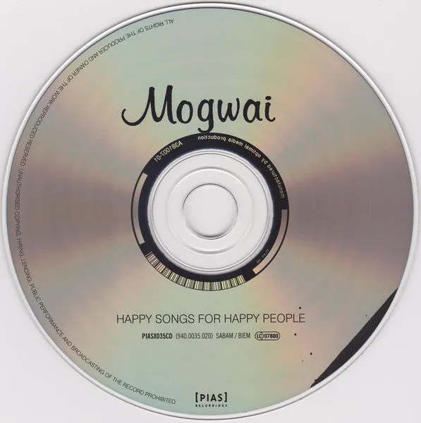 Mogwai Happy Songs For Happy People CD brukt enhanced
