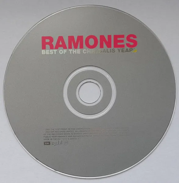 Ramones Best Of The Chrysalis Years CD samling brukt