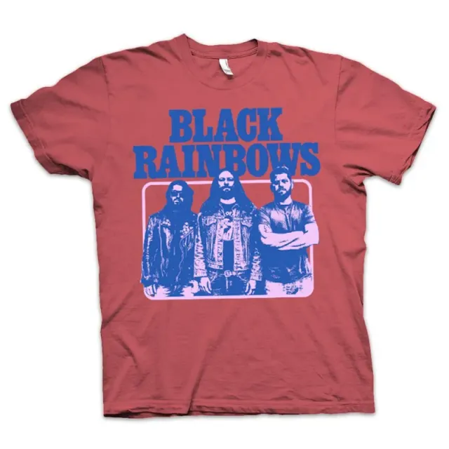 Heavy Psych Sounds Black Rainbows #13 t-skjorte rød bomull