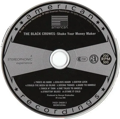 Black Crowes Shake Your Money Maker CD brukt RE