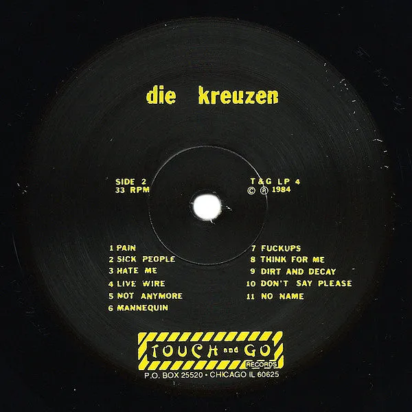 Die Kreuzen Die Kreuzen LP vinyl brukt hardcore