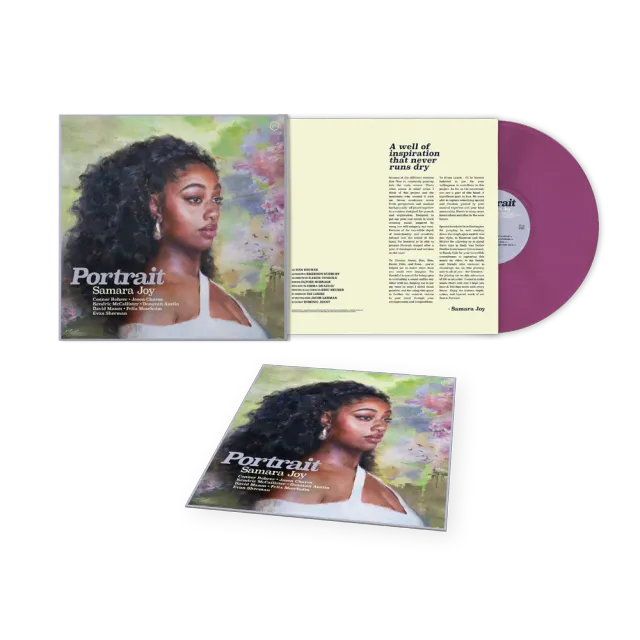 Samara Joy Portrait vinyl orchid signert