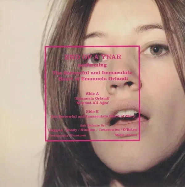 End Of A Year Sorrowful Immaculate Heart Emanuela 7" vinyl brukt