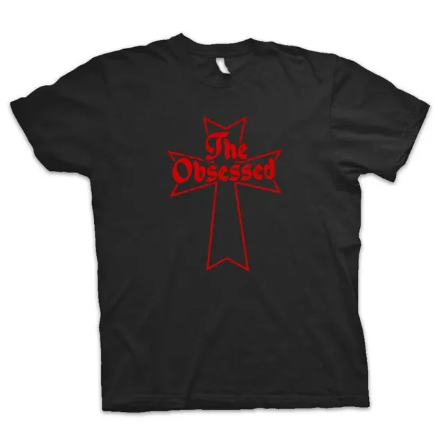 The Obsessed #01 T-skjorte svart rød bomull